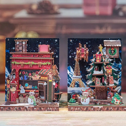 Mini-Weihnachtsbuchstütze