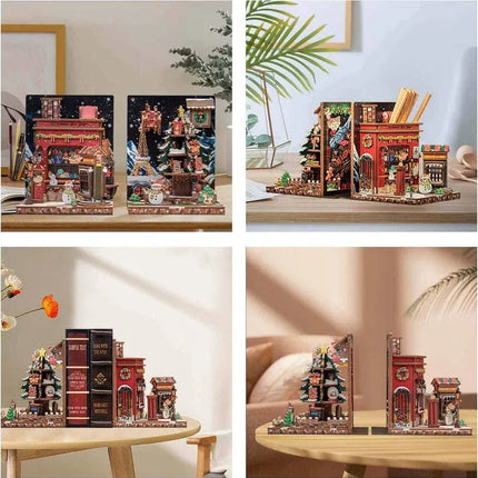 Mini-Weihnachtsbuchstütze